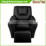 Black Kids Padded PU Leather Recliner Chair thumbnail-1