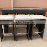 2016 Hot Sale Modern Handweaved Garden Rattan Resin Wicker Used Bar Furniture thumbnail-1