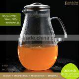 Decorative Wholesale Borosilicate Heat Resistant Glass Milk Jug thumbnail-6