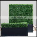 Sleek Realistic Artificial Hedges Outdoor Privacy Hedges With Black Box/FRP Planter thumbnail-1