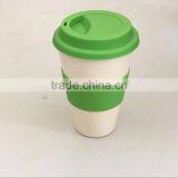 Factory Directly Sale Best Quality Europe Certificate Bambo Fiber Cup Plate Fiber Cup thumbnail-4
