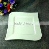 Top Choice Dinnerware Rectangular Porcelain Unbreakable Plate Stock thumbnail-1