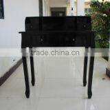 Wooden Dresser With Mirror// Wood Vanity Mirror and Bench Set thumbnail-6