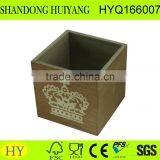 Custom Distressed Wooden Pen Holder Wholesale thumbnail-1