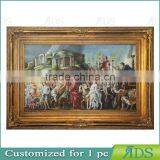 Gold Foil Screen Printing Frame With Painting thumbnail-2