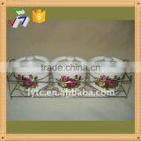 Empty Ceramic Spice Jar With Stainless Steel Stand thumbnail-1