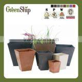 Decorative Garden Plastic Flower Pot Planter From Greenship/ 20 Years Lifetime/ Lightweight/ UV Protection/ Eco-friendly thumbnail-1