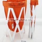 Canvas Foldable Laundry Basket thumbnail-4