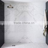Inexpensive Hotel Corridor Wall Natural Stone Grass White Marble Tiles thumbnail-2