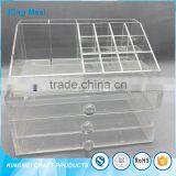 2017 Custom High Quality Acrylic Drawer Cosmetic Display