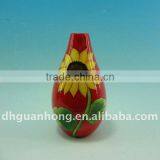 Ceramic Sunflower Vase thumbnail-1