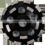 5" 125mm Double Row Stone Diamond Abrasive Grinding Wheel Diamond Grinding Disc thumbnail-2