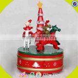 Wholesale Baby Wooden Carousel Music Box Fashion Kids Wooden Carousel Music Box Popular Wood Carousel Music Box W07B011A thumbnail-2