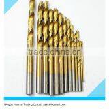 13pc Full Ground Titanmium Coated Twist HSS Drill Set Drilling Bit Tool Steel Metal Metric1.5mm-6.5mmScrewdriver Twist Drill Bit