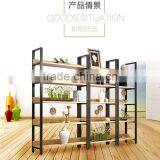 New Design Home Used Steel Bookshelf,Steel-wood Bookshelf thumbnail-5