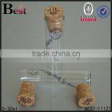 Custom Size Cosmetic Wooden Bottle Cork Stoppers, Small Glass Bottle Wooden Cork Stopper thumbnail-6