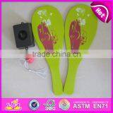 2015 Shot Kids Wooden Tennis Beach Rackets,New Wooden Beach Rackets With Ball,High Quality for Match Beach Tennis Racket W01A109 thumbnail-6