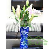 2017 Diy Wedding Foldable Decoration Art Flower Plastic Vase for Roses thumbnail-5