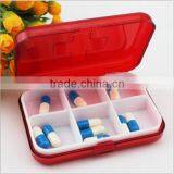 Custom 6 Compartment Plastic Pill Box,custom Practical Plastic Pill Box for Health,custom Made Plastic Pill Box Supllier thumbnail-3
