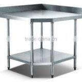 2015 Luxury Corner Working Table Backsplash and Undler Shelf thumbnail-1
