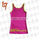 New Style Custom Sublimation Girls Running Singlets Vest thumbnail-1