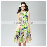 2014 Natural Color Top Quality Digital Printed Fabric for Woman Dress thumbnail-1
