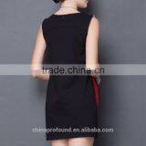 Fashion Design Lady Women's New Dresses Latest Fashion Dresses Contrast Color Style thumbnail-2