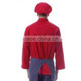 Chef Cook Uniform Red Color Chef Uniform Indonesia thumbnail-4