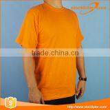 Mens Unique Cotton Plain Round Neck Tee Shirts Stock Good Quality Cheap Price thumbnail-1