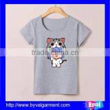 Children Clothing 180 Grams Cotton T Shirt Kids Printed T-shirt Custom Design thumbnail-1