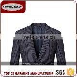 European Men'S Stripe Arrow Lapel Fashion Suit Jacket Blazer For Men thumbnail-3