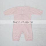 Baby Girls Cable Knit Romper Infant Pink Romper thumbnail-2