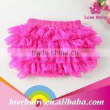 Baby Girl Ruffle Bloomers Diaper Cover Potty Training Pants LBE4092024 thumbnail-4