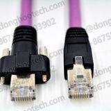 IGUS Chainflex PUR Cat5e Ethernet Cable Robust Bending for GEV Camera With Screw Ears Two Side Locking 5 Meters