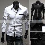 Wholesale Walson OEM Men's Casual Shirt in Guangzhou Garment Factory Apparel thumbnail-1