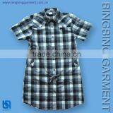 Nice Fashion Ladies Check Dress thumbnail-1