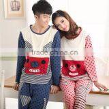2015 Wholesale Cartoon Couple Winter Pajamas thumbnail-2