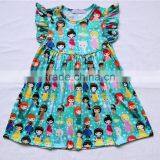 Beautiful Girls And Doll Boutique Dress Pants Outift Hot Sale 2 Piece Set Baby Moon Giggle Baby Girl Outfit Set Wholesale 2017 thumbnail-3