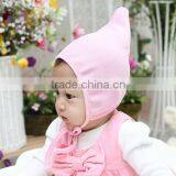 3 Colors in Knit Cotton Baby Hat, Ear Warm Baby Hat thumbnail-4