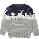 Wholesale Kids Knitted Sweater Boys Little Deer Pattern Sweater Pullover thumbnail-1