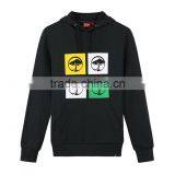 Custom Logo Cheap Orange Pullover Fleece Hoodie With Logo Printing thumbnail-2