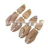 Double Tube Lotus Firm Wood Professional Adjustable Shoe Tree With Metal Cap thumbnail-4