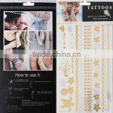 Custom Body Art Removable Waterproof Metallic Face Mask Temporary Tattoo Sticker thumbnail-3