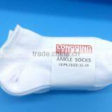High RICH Cotton 5 or 10 PACK Women White Ankle Socks thumbnail-1