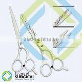 Professional Barber Razor Edge Hair Cutting Shears / Scissors with adjustable tension and finger inserts Thinning+Razor