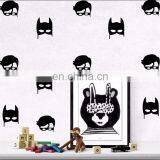Superhero Mask Ins Style Vinyl Mini Wall Sticker Children Room Home Decoration Mural Roon Decal thumbnail-1