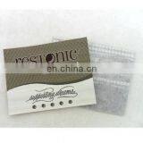 Custom Embroidery Woven Printing Satin Label for Mattress thumbnail-3