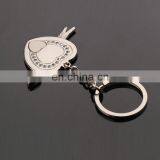 Fashion High Quality Zinc Alloy for Love Diamond Heart and Arrow Keychain thumbnail-3
