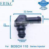 Return Oil Backflow L Type for Bosch 110 Series Diesel CR Part Fuel Injector Plastic 2 Two-way Joint Pipe 10pcs/bag E1024071 thumbnail-2