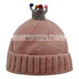 6129/Hot selling colorful cute kids winter warm hat china manufacturer thermal girls hats